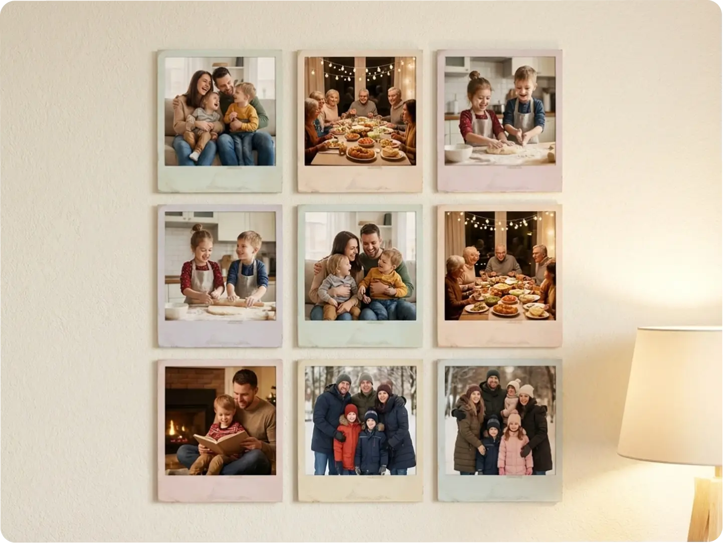 Family photo collage