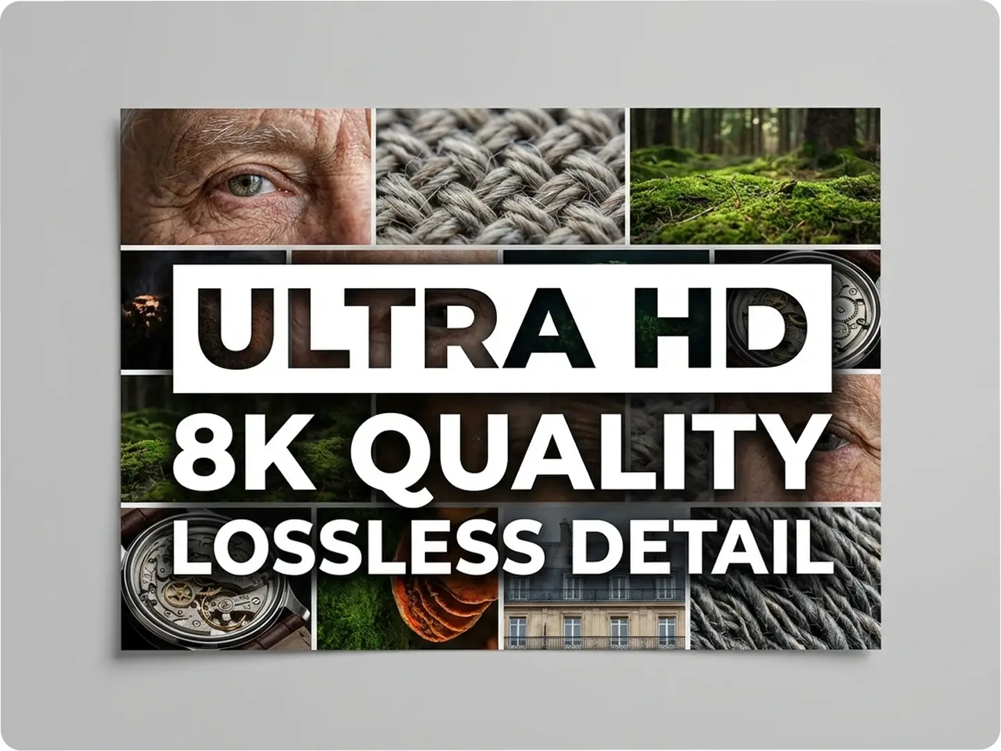 High quality photo collage