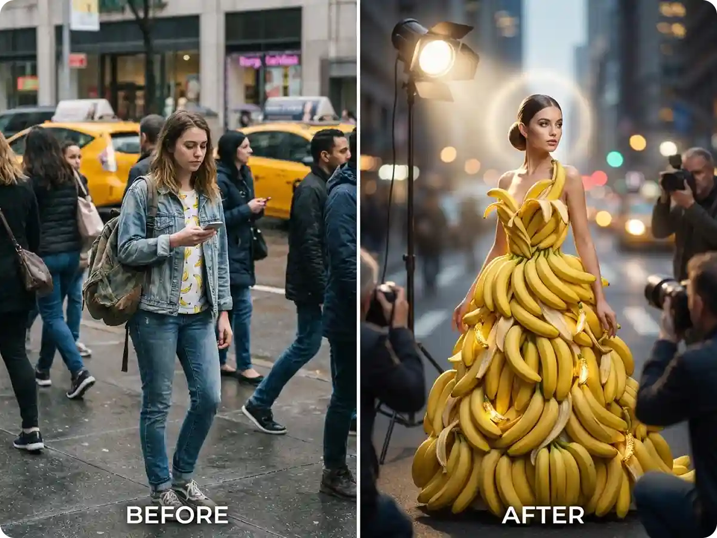 Outfit, dress, and style changes