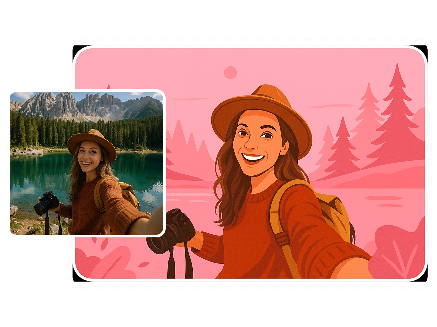 Pink background for digital art and wallpaper