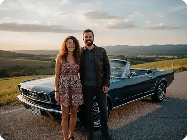 Censored photo with customizable pixelated effect