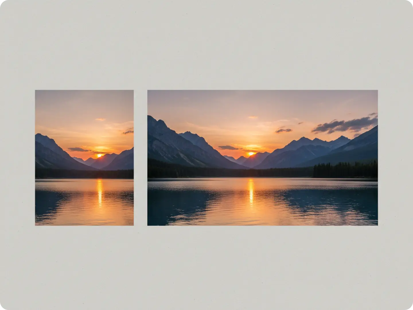 Print-ready landscape wall art