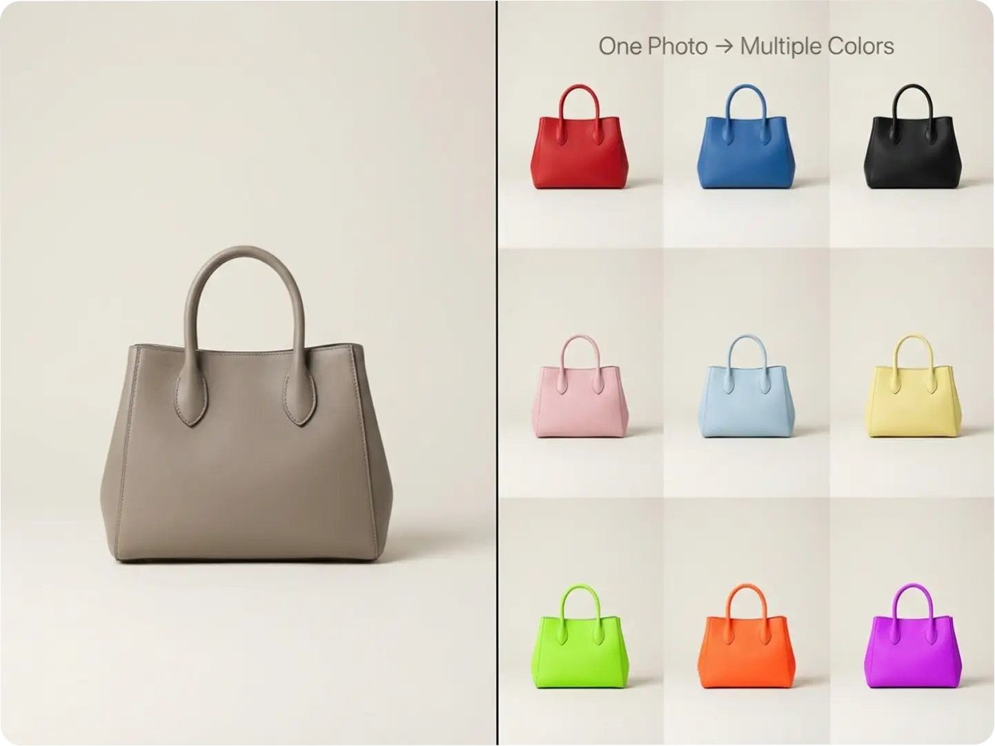 E-commerce product recolor