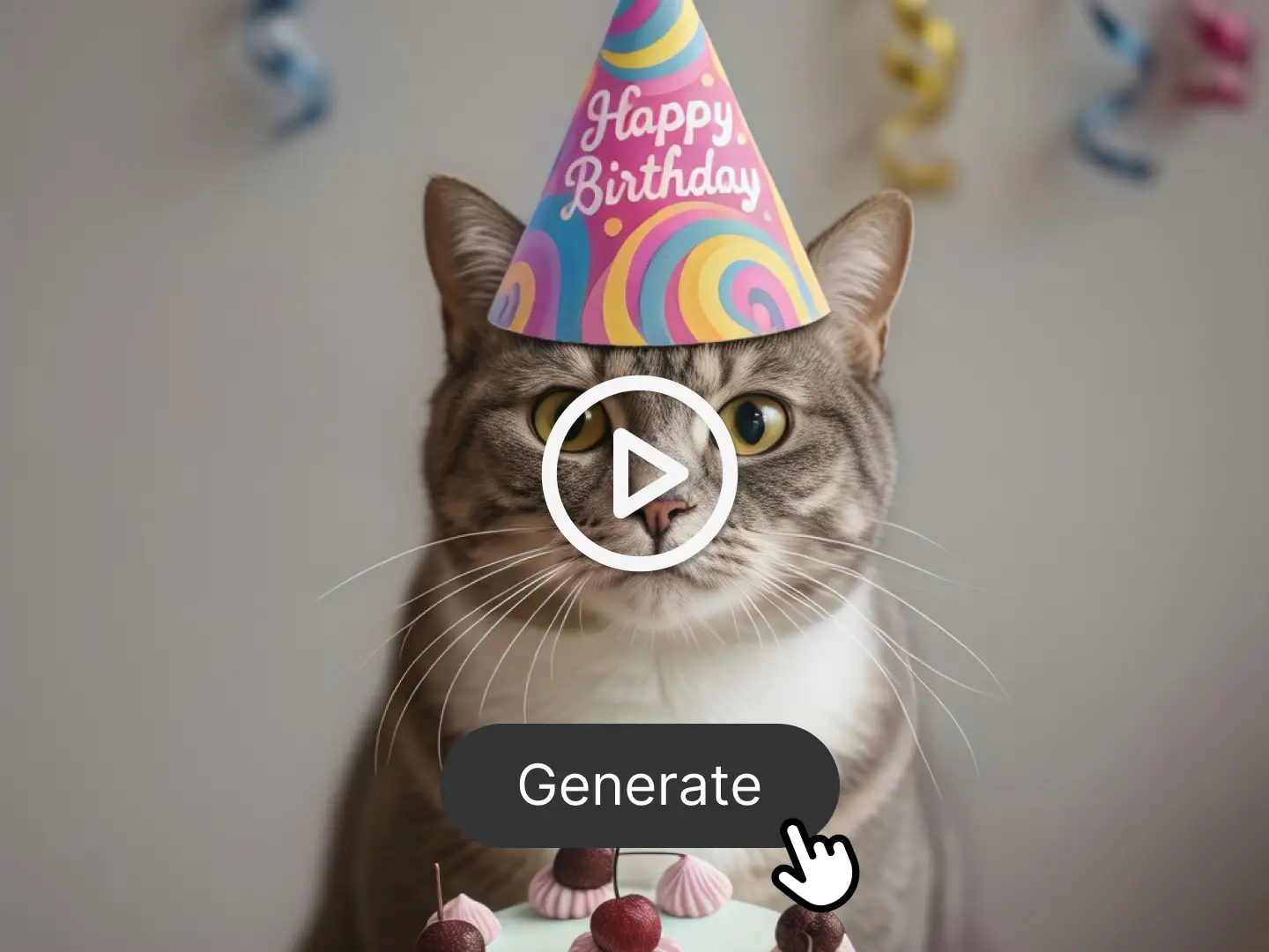 step 3 of using Dzine's reference to video is generating your video