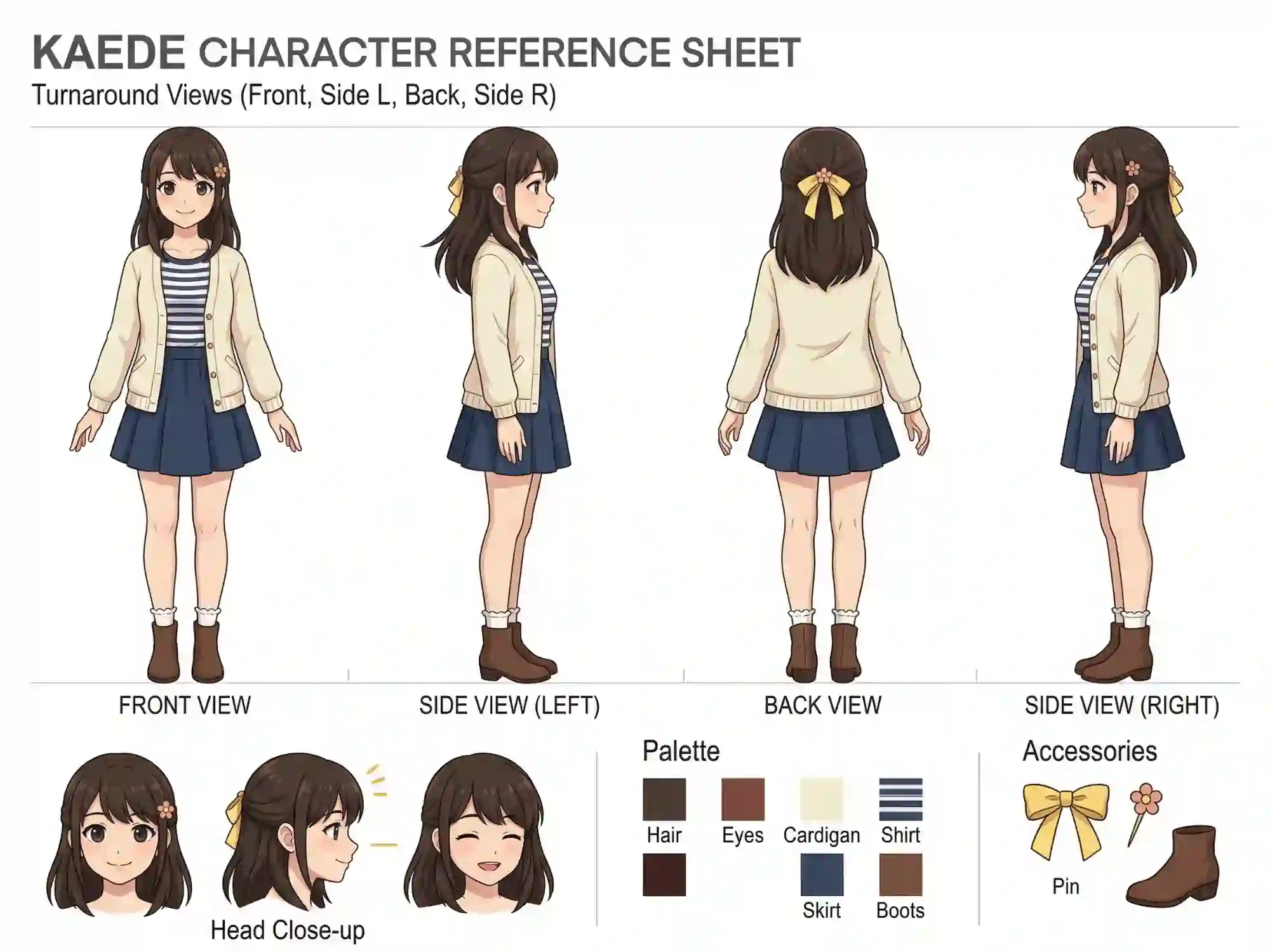 Multi-View Character References for Artists