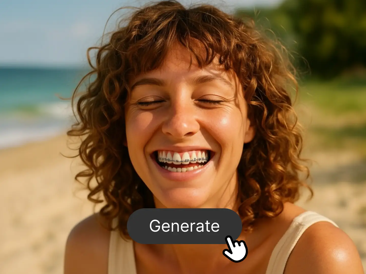 steps 3 of using Wan 2.5 on Dzine is generating the video