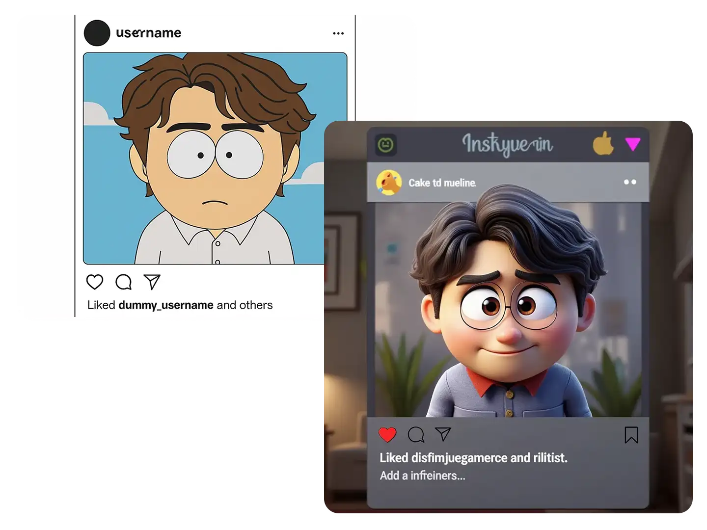 Create unique avatars for social media