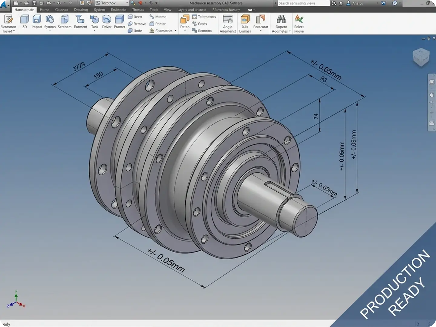 Text-generated 3D CAD model