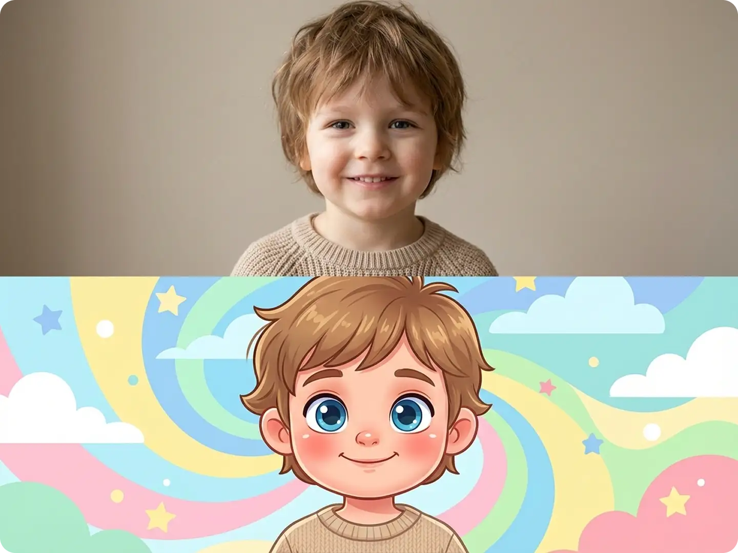 Adorable Kids Cartoon