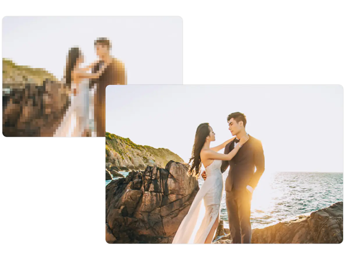 Social media image restoration