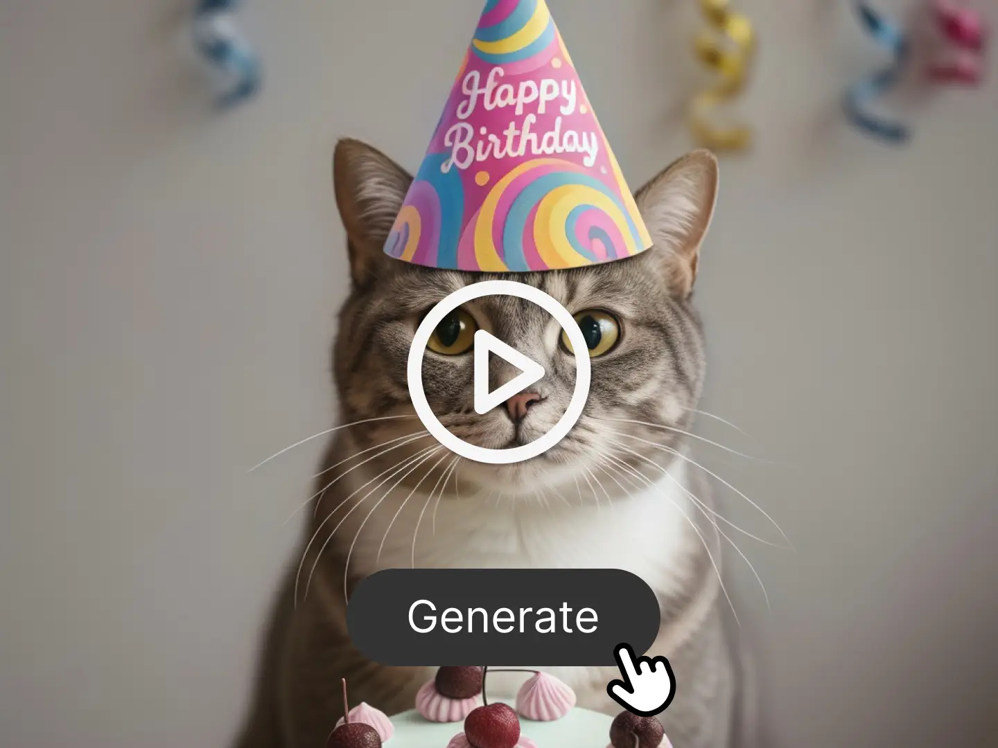 step 3 of using Vidu Q2 on Dzine is generating and download the video