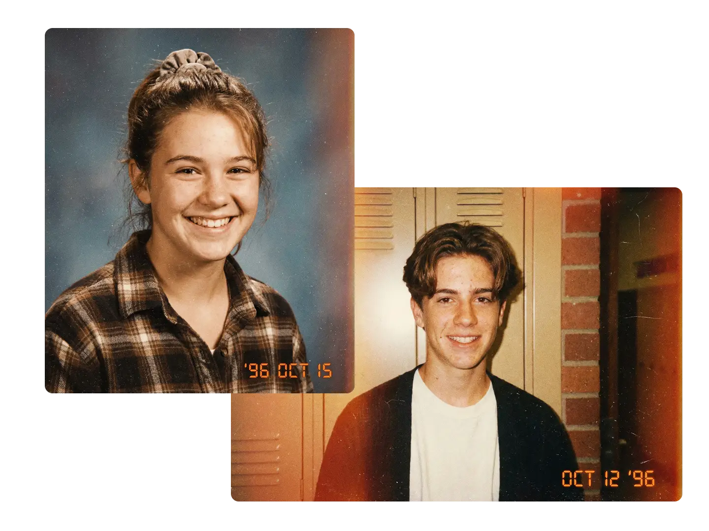 Photo transformed with 90s vintage filter featuring film grain and date stamp