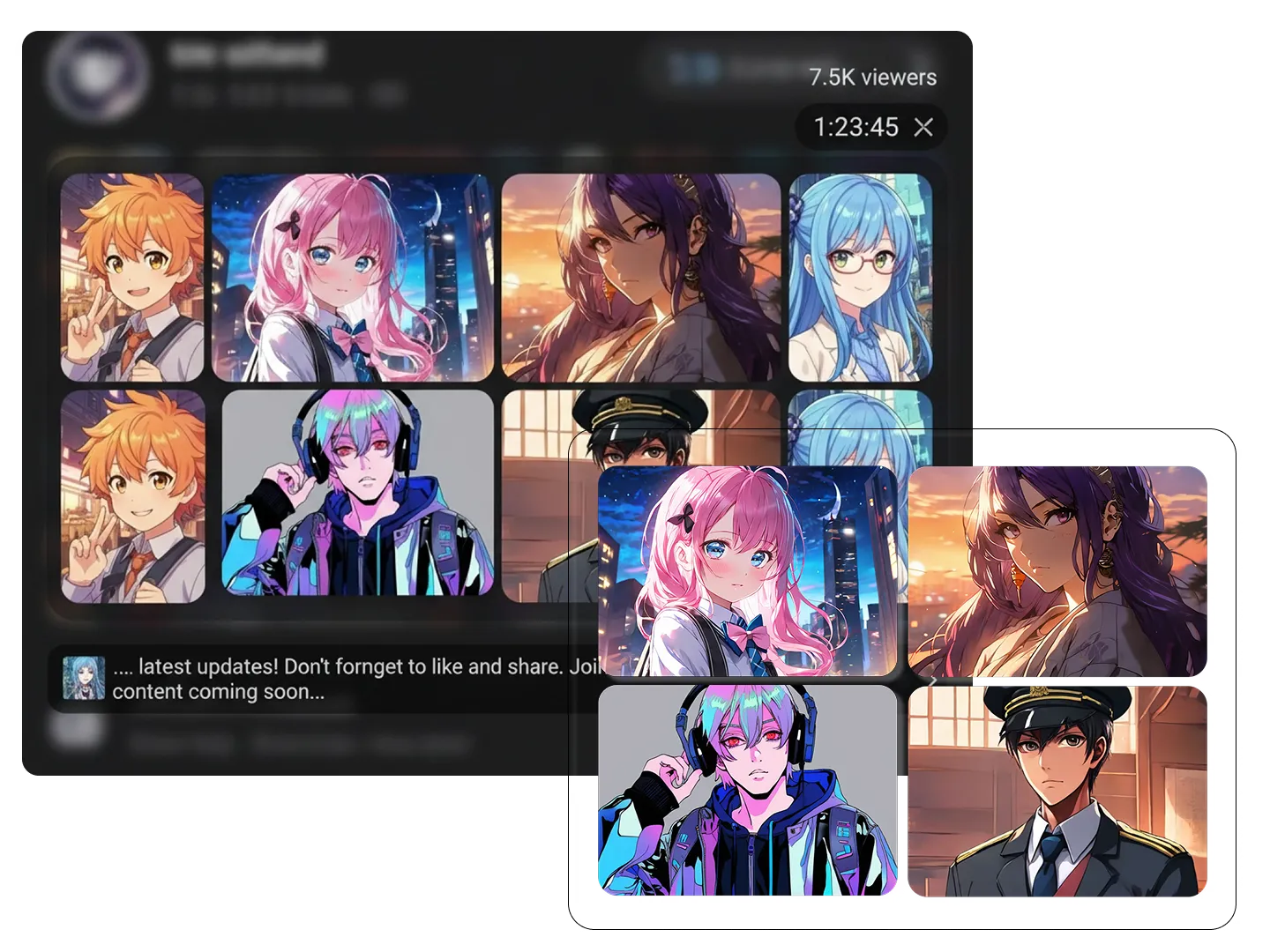 Crafting Unique VTuber Avatars for Streaming
