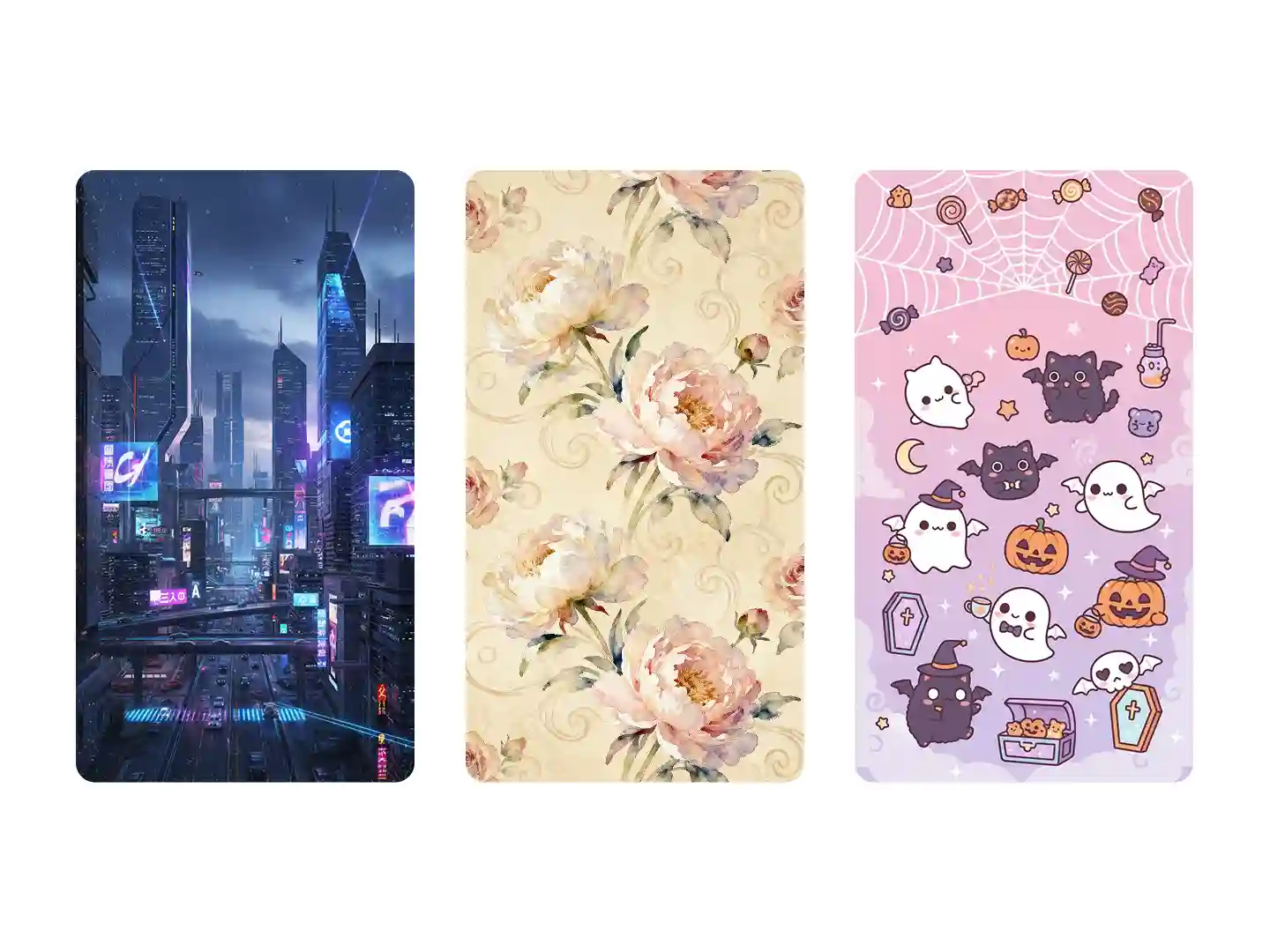 A cute animated fox stands on a fallen log