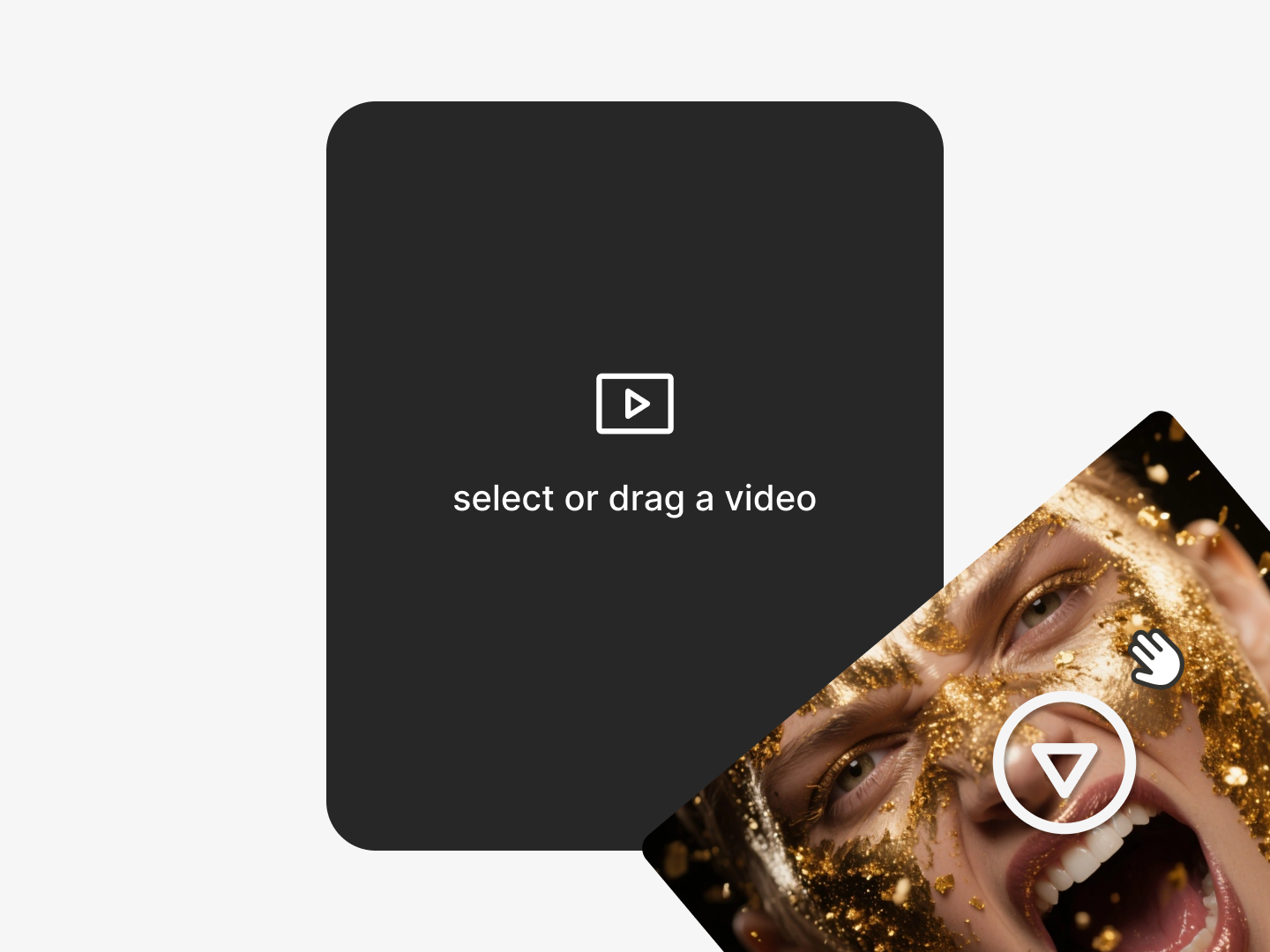 step 1 of using Wan 2.2 Animate on Dzine is uploading the reference video