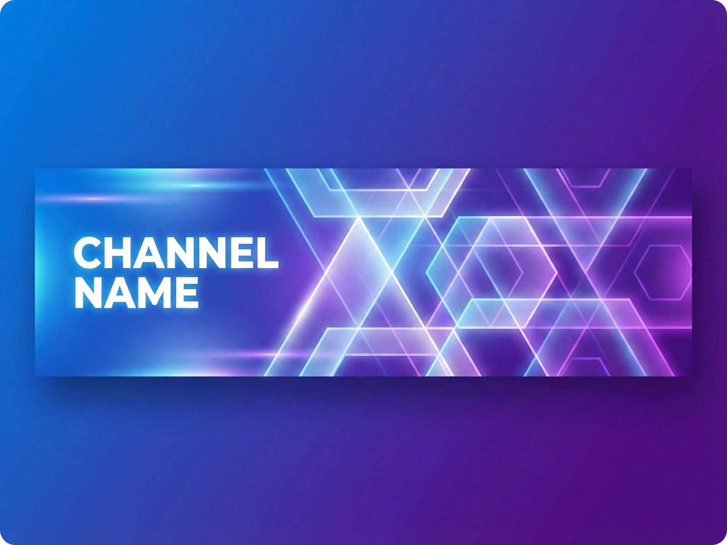 Design banners for gaming channels